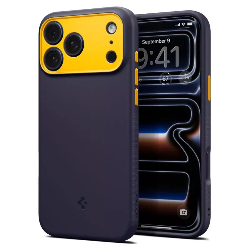 Spigen Nano Pop Mag funda MagSafe para iPhone 18 Pro / 17 Pro - Blueberry Navy
