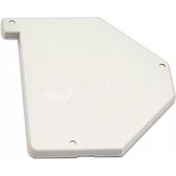 Wirewin WKS tapa para carril DIN derecha - tapa de plástico para soporte de carril DIN keystone, gris claro