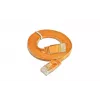 Wirewin Triotronik PKW-SLIM-KAT6 3.0 OR Cable de red Ethernet Slim Cat6 U/UTP, conector RJ-45 macho a macho, 3 m, naranja