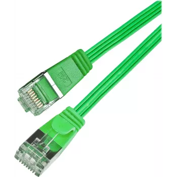 Wirewin Cable de red Slim Cat.6, STP (PIMF), 0,1 m, verde PKW-STP-SLIM-KAT6 0.1 GN