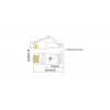 Wirewin Triotronik Cable de red Ethernet Slim Cat6 U/FTP de 0,15 m, conector RJ45 macho a macho, blanco (PKW-STP-SLIM-KAT6 0.15 WS)
