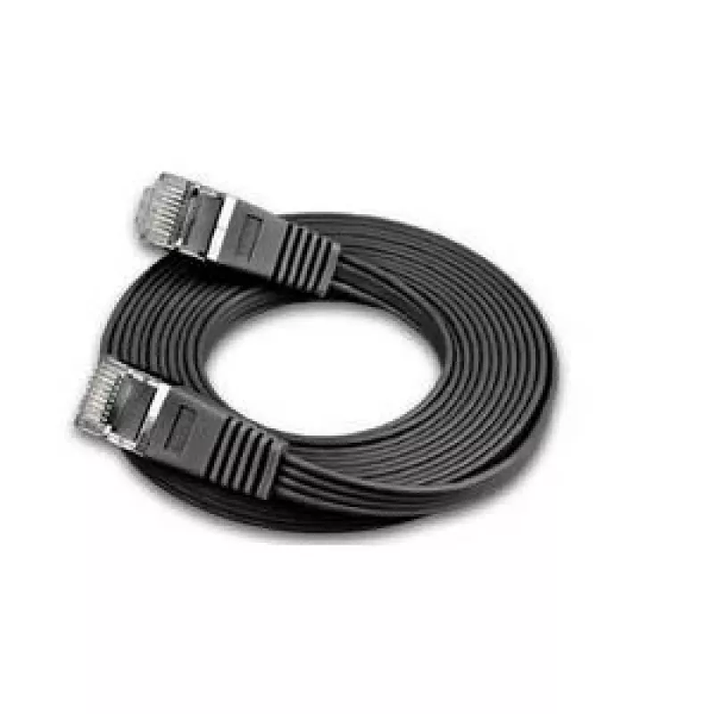 Wirewin Triotronik PKW-STP-SLIM-KAT6 1.0 SW Cable de red Ethernet Slim Cat6 U/FTP, 1 m, negro
