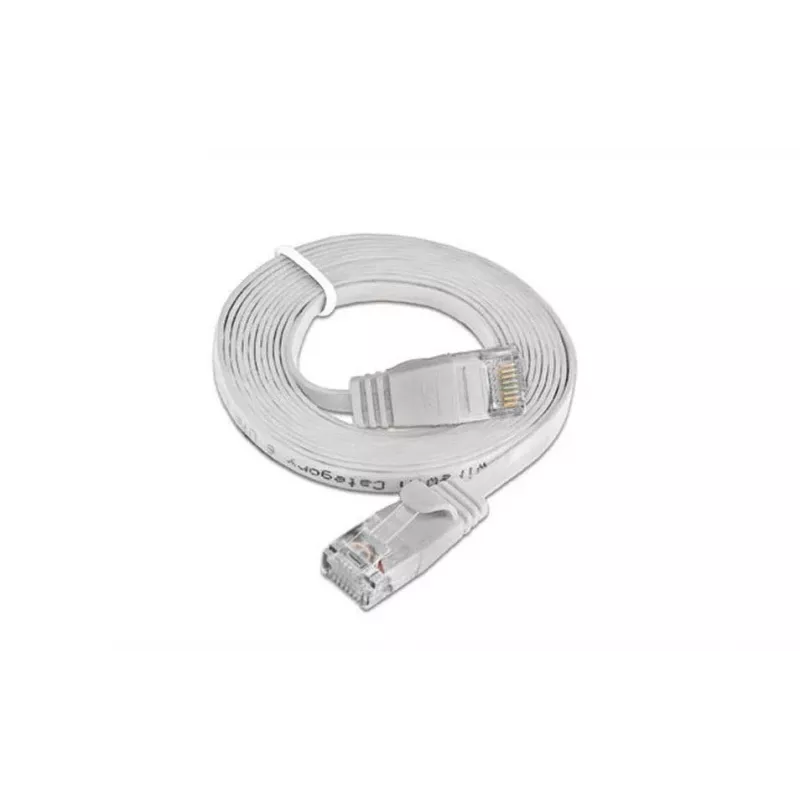 Wirewin Cable de red Slim Cat.6 U/UTP 0,1 m blanco PKW-SLIM-KAT6 0.1 WS