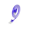 Wirewin Triotronik Cable de red Ethernet Slim Cat6 U/UTP de 0,15 m, conector RJ45 macho a macho, violeta PKW-SLIM-KAT6 0.15 VT