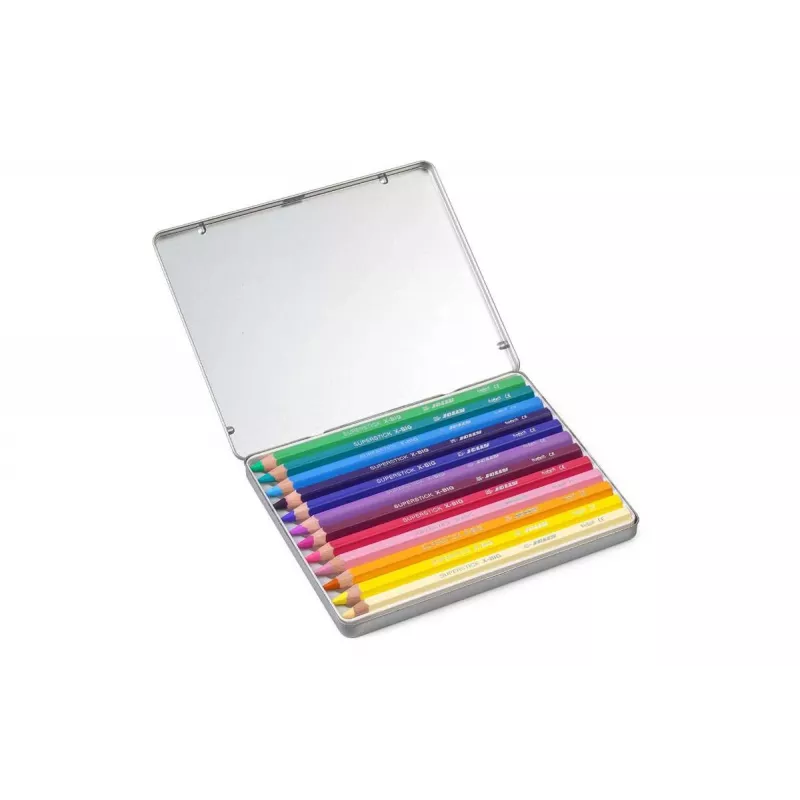 JOLLY X-BIG CANDYCOLOURS Lápices de colores, colores surtidos, 12 unidades (3099-0137)