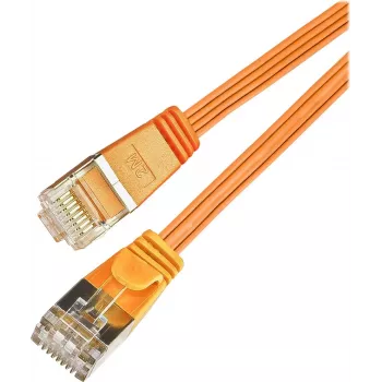 Wirewin Triotronik PKW-STP-SLIM-KAT6 5.0 OR Cable de red Ethernet Slim Cat6 U/FTP, conector RJ45 macho a macho, 5 m, naranja