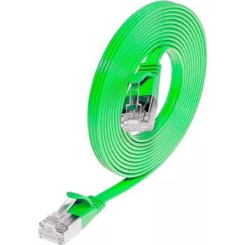 Wirewin SLIM S6 Cable de red Slim STP Cat.6 verde de 7,5 m (PKW-STP-SLIM-KAT6 7.5 GN)
