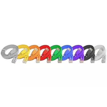 Wirewin Cable de parcheo SLIM U/UTP Cat6 amarillo 0,75 m PKW-SLIM-KAT6 0.75 GE