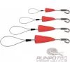 RUNPOTEC RUNP RUNPOFIX Set de lazos pasacables con gancho y tapa protectora, 4 piezas (10159)