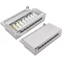 Wirewin Panel de parcheo de sobremesa Cat6 blindado de 8 puertos con conexión LSA+ (DVP-TRIO-K6 8)