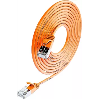 Wirewin Triotronik PKW-LIGHT-STP-K6 1.0 OR cable de red Cat6 F/FTP, 1 m, naranja