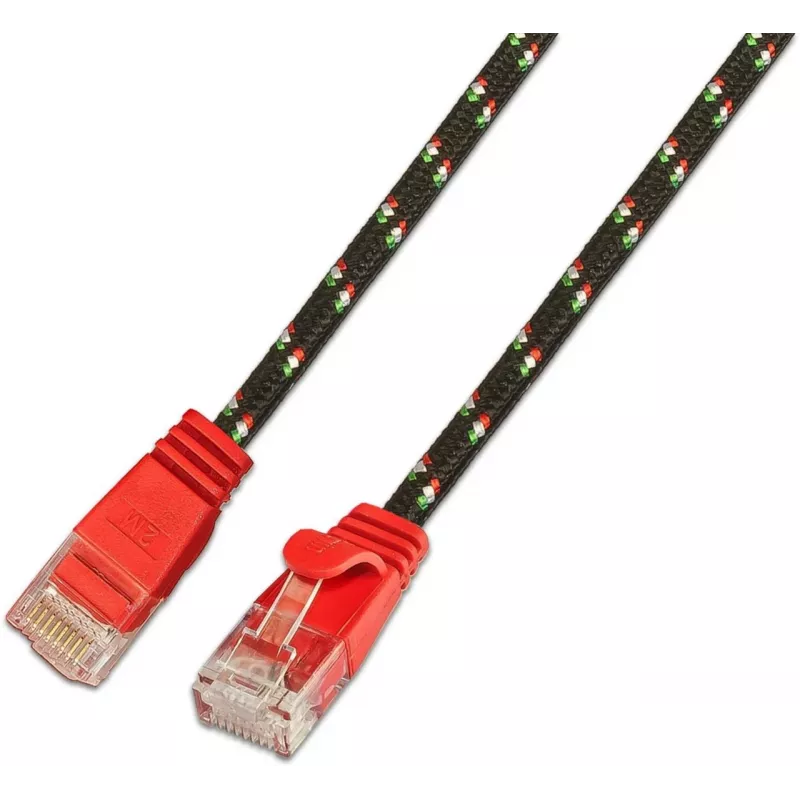 Wirewin SLIM Tough cable de red UTP Cat6 U/UTP rojo 0,25 m RJ45 PKW-TOUGH-K6 0.25 RT