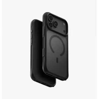 UNIQ Veren MagClick funda con carga para iPhone 18 Pro Max / 17 Pro Max - Smoky Frost