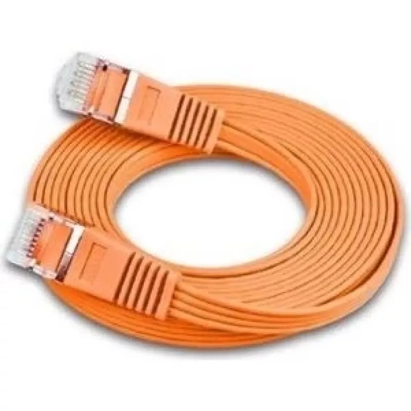 Wirewin Triotronik 0,15m Cat6 U/FTP Cable de red, RJ-45 a RJ-45, Naranja PKW-STP-SLIM-KAT6 0.15 OR