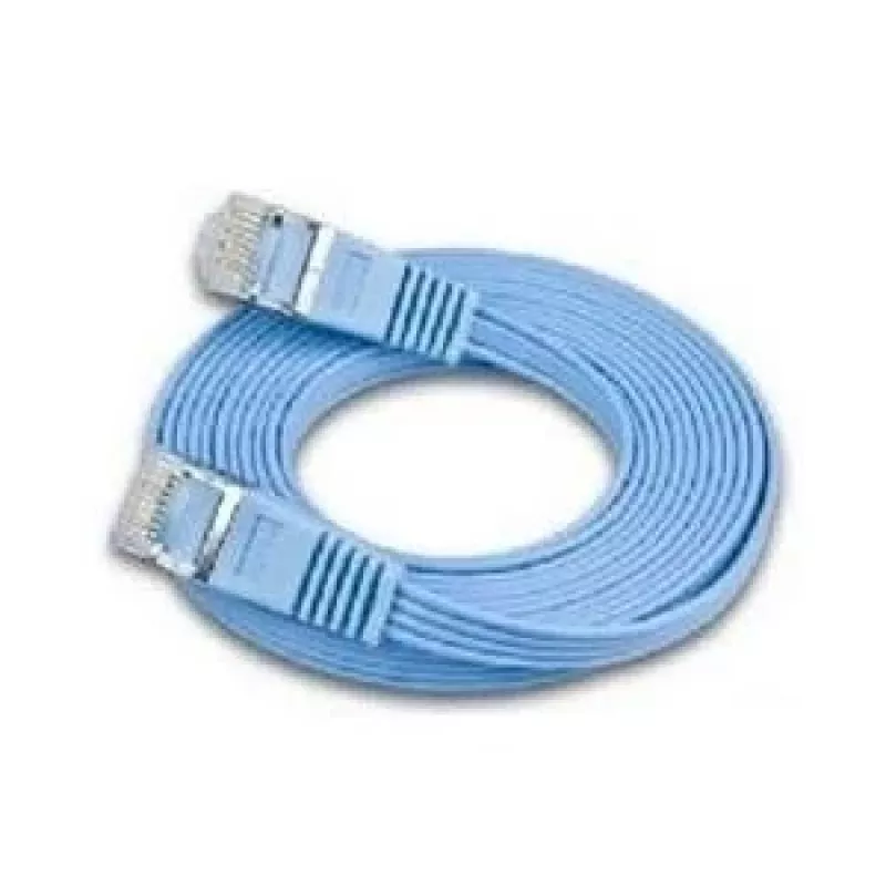 Wirewin Triotronik Cat6 U/FTP Cable de red Ethernet Slim, 0,75m, conector RJ45 macho a macho, Azul PKW-STP-SLIM-KAT6 0.75 BL