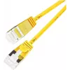 Wirewin Cat 6a U/FTP Cable de red Ethernet Slim, Amarillo, 0,5 m PKW-LIGHT-STP-K6A 0.5 GE