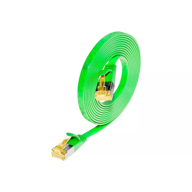 Wirewin Cat6a U/FTP Cable de red Slim, RJ-45, 3m, Verde PKW-STP-SLIM-K6A 3.0 GN