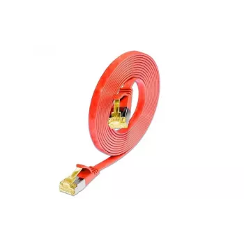 Wirewin Cat6a U/FTP Cable de red Ethernet Slim, conector RJ45 macho a macho, Rojo, 3 m PKW-STP-SLIM-K6A 3.0 RT