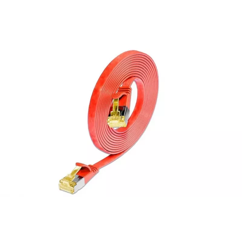 Wirewin Cat6a U/FTP Cable de red Ethernet Slim, conector RJ45 macho a macho, Rojo, 3 m PKW-STP-SLIM-K6A 3.0 RT