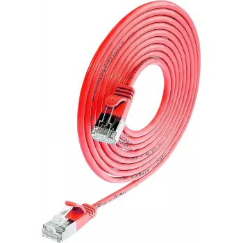 Wirewin Triotronik PKW-LIGHT-STP-K6 1.0 RT Cable de parcheo Cat6 F/FTP, conector macho RJ45 a conector macho, 1 m, negro