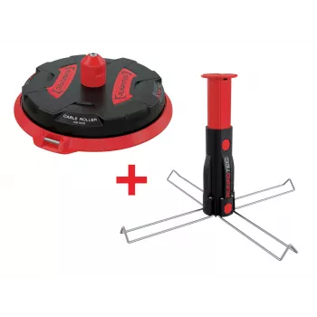 Runpotec Enrollacables Professional con set de mandril multifunción 10174