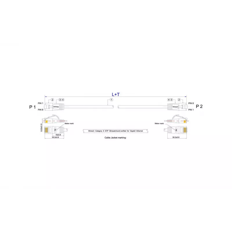 Wirewin Triotronik PKW-LIGHT-STP-K6 15,0 Cable de red Cat6 S/FTP, conector RJ45 macho a macho, cobre, 15 m, negro