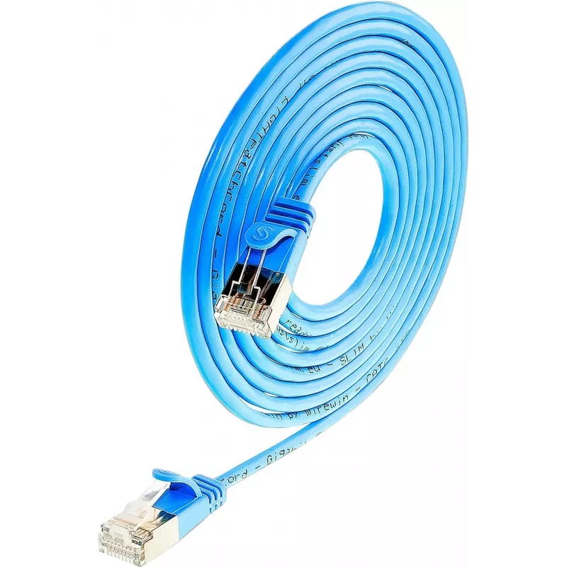 Wirewin Triotronik PKW-LIGHT-STP-K6 2.0 BL Cable de red Cat6 apantallado, 2 m, azul