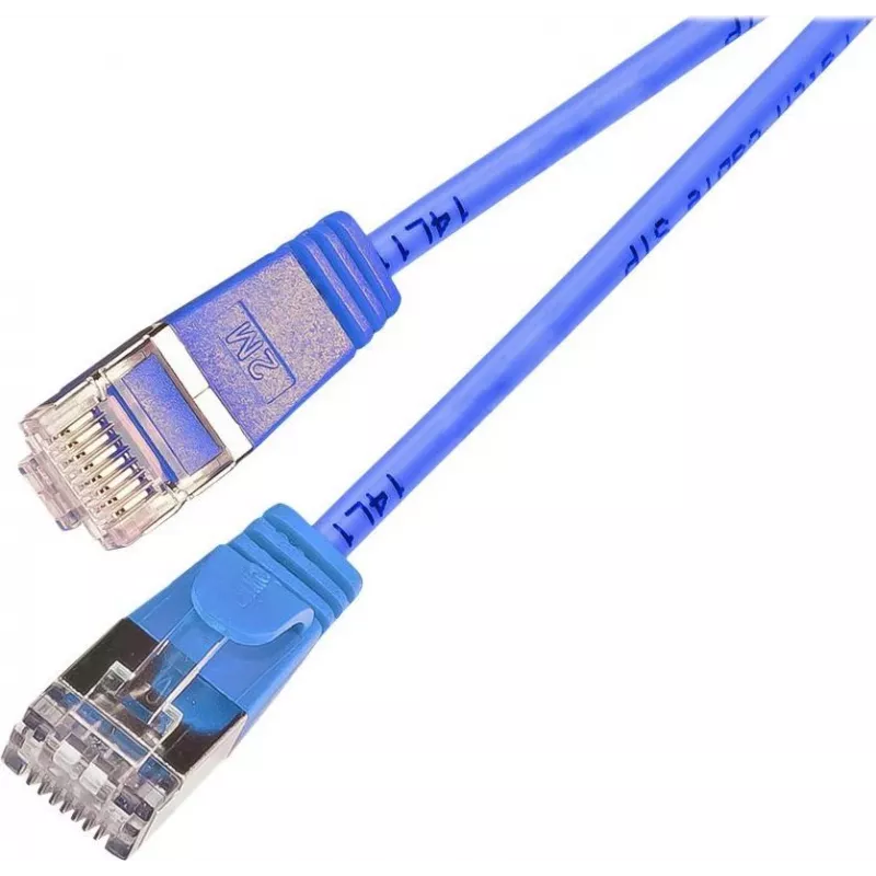 Wirewin SLIM SL6 20 BL - Cable Cat.6 SLIM-Light, U/FTP, 20 m, azul PKW-LIGHT-STP-K6 20.0 BL