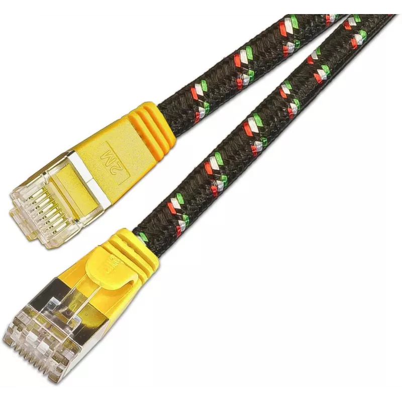 Wirewin Cat.6 SLIM-Tough cable patch F/FTP 0,5 m amarillo PKW-TOUGH-STP-K6 0.5 GE