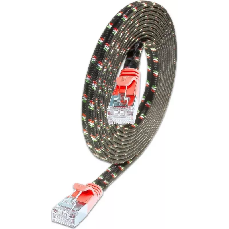 Wirewin SLIM ST6 10 RT - Cat.6 Slim Tough cable, F/FTP, 10 m, rojo PKW-TOUGH-STP-K6 10.0 RT