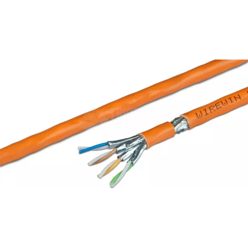 Wirewin VKW SFTP K7 LSOH3 500SXB Cat.7 S/FTP cable de red a granel, 500 m, naranja, LSOH3