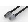 Wirewin cable patch exterior Cat6A, funda PUR anti-UV, S/FTP, negro RJ45 (PKW-OUT-SF-K6A-PUR 50.0)