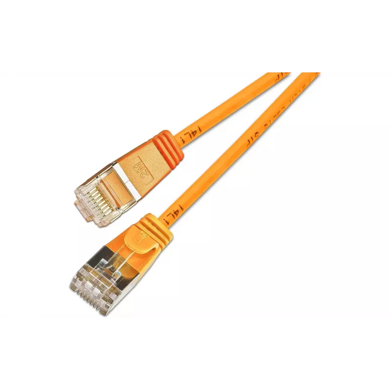 Wirewin SLIM UL6 7,5 m Cat.6 Slim-Light U/UTP cable patch, naranja PKW-LIGHT-K6 7.5 OR