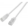 Wirewin SLIM KAT6A 10 Gigabit Light cable patch redondo, U/UTP, Ø 3,6 mm, blanco (SLIM-L-UU-K6A 0.1 WT)