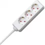 HEINRICH KOPP regleta de enchufes 3 tomas con enchufes girados 45°, cable 5 m H05VV-F 3G1.5mm², 16A, 250V 128690659