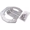 Optotec FOCUS-ODCKIT-WMB soporte de montaje en pared de acero para manguitos dome redondos FOCUS ODC