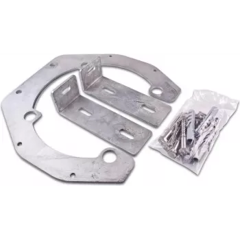 Optotec FOCUS-ODCKIT-WMB soporte de montaje en pared de acero para manguitos dome redondos FOCUS ODC