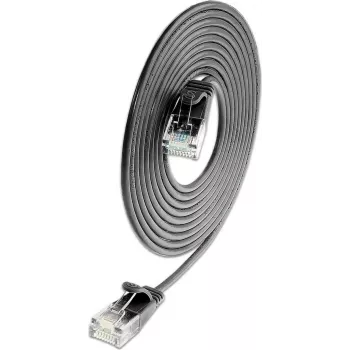 Wirewin SLIM CAT6A Cable de red Slim Gigabit 10, U/UTP, 3,6mm de diámetro, Negro, 1,5m SLIM-L-UU-K6A 1.5 BK