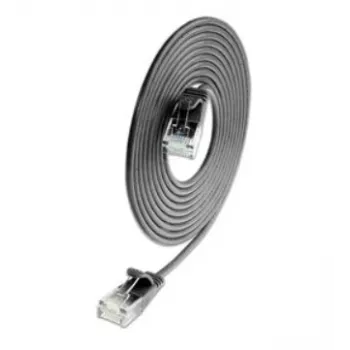 Wirewin SLIM CAT6A Cable de red Slim Gigabit 10, U/UTP, 3,6mm de diámetro, Negro, 1,5m SLIM-L-UU-K6A 1.5 BK