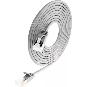 Wirewin Cable Lightpatch Redondo U/FTP Cat 6a Gris 0,1m Slim Flexible PoE PKW-LIGHT-STP-K6A 0.1