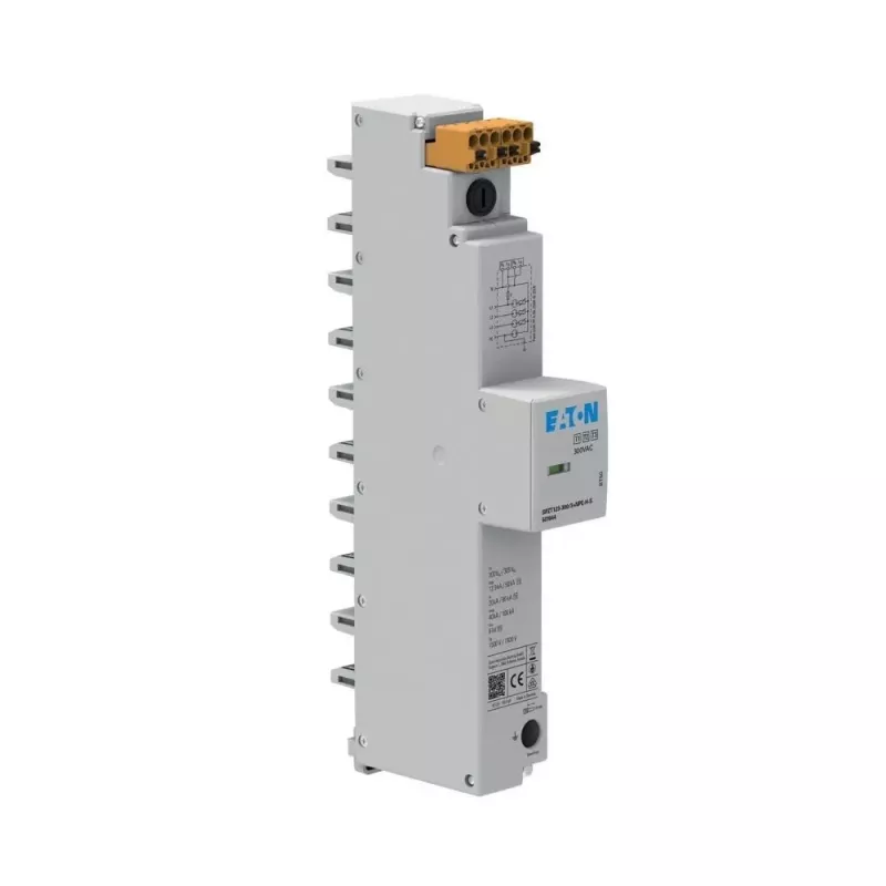 Eaton SPZT123-300/3+NPE-HS Protector contra sobretensiones para barra colectora de 40mm, Tipo 2+3, 3+NPE, 300V AC 501044