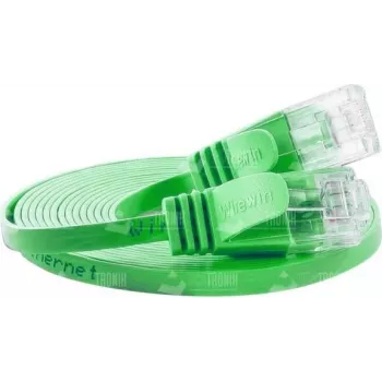 Wirewin Cable de red Cat.6 U/UTP Slim Ethernet, 0,15 m, Verde PKW-SLIM-KAT6 0.15 GN