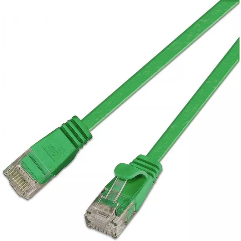 Wirewin Cable de red Cat.6 U/UTP Slim Ethernet, 0,15 m, Verde PKW-SLIM-KAT6 0.15 GN