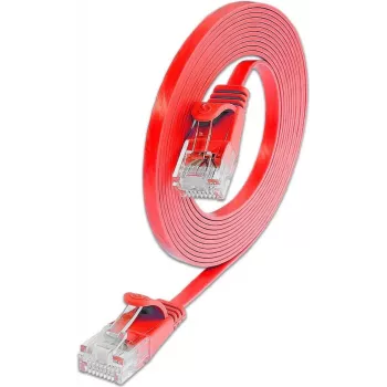 Wirewin Cable de red Ethernet Slim Cat.6 U/UTP 1 m rojo PKW-SLIM-KAT6 1.0 RT