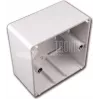 Wirewin Marco de superficie para tomas de datos, blanco puro RAL 9010 (TKS-APR WS)