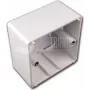 Wirewin Marco de superficie para tomas de datos, blanco puro RAL 9010 (TKS-APR WS)