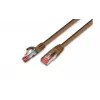 Wirewin PKW-PIMF-KAT6 50.0 BR - Cable de instalación de red Cat6a S/FTP, 50 m, marrón