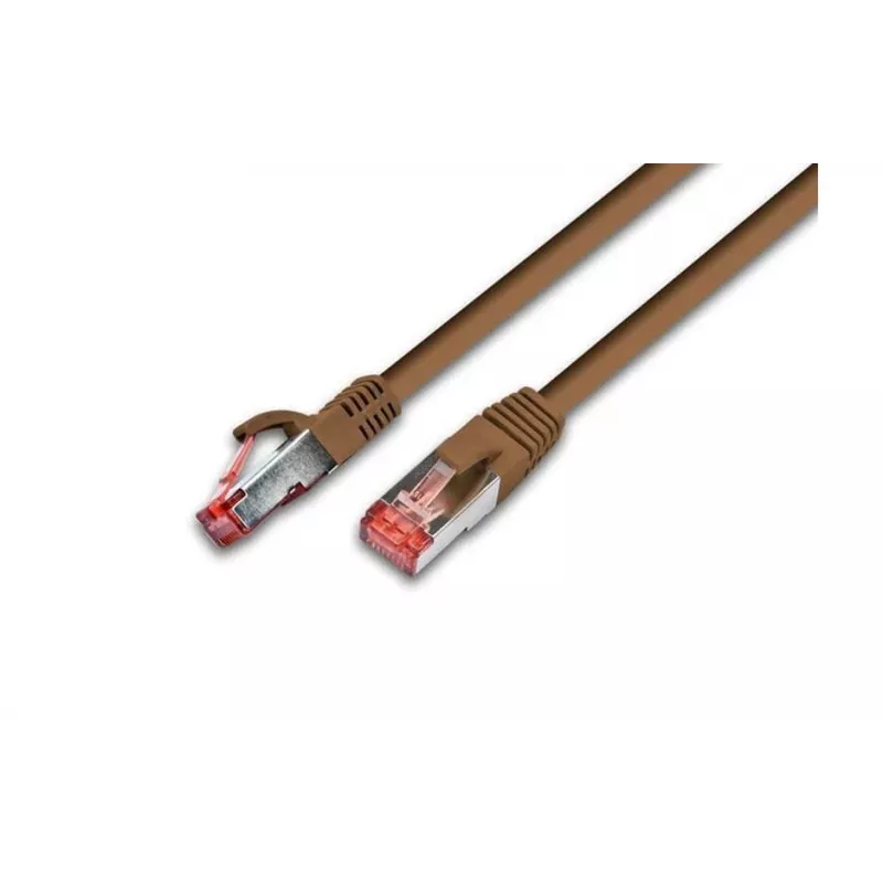 Wirewin PKW-PIMF-KAT6 50.0 BR - Cable de instalación de red Cat6a S/FTP, 50 m, marrón