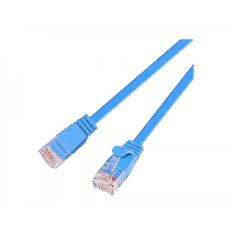 Wirewin SLIM Cable de parcheo UTP Cable de red azul 7,5 m Cat6 U/UTP (PKW-SLIM-KAT6 7.5 BL)