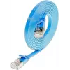 Wirewin Triotronik 0,15m Cat6 U/FTP Cable de parcheo Ethernet Slim, conector RJ45 macho a macho, azul PKW-STP-SLIM-KAT6 0.15 BL